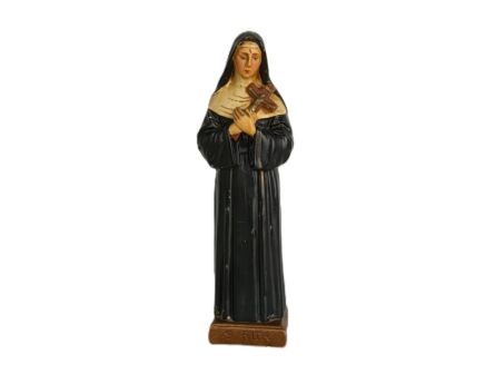 Vintage 1930s Plaster Saint Rita of Cascia Statue