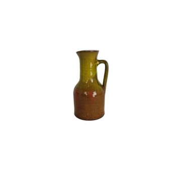 Vintage Belgian Tieberghien Faience Pottery Collector's Jar - 1950s