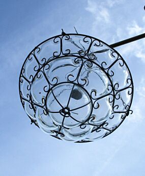 Vintage Caged Chandelier Alibaba Style Rare Half Glass Ceiling Light Lamp