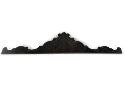 Couple Corbels Finials Hand Carved Wood Pediment Over Door Architectural Antique Reclaimed