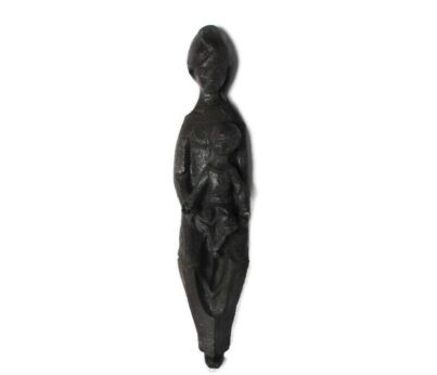 XL Wall Plaque Hanging Statue Virgin Mary Infant Child Madonna Terra Cotta Church Chapel Gorgeous 29.92"