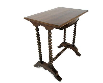 Large Barley Twist Nightstand Side Table Cabinet Hallway Desk Furniture Drawer Beautiful