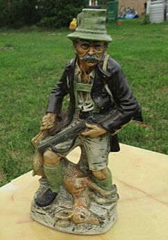 Vintage decanter Liquor Italian Rare Old Hunter Mindestinh Rare