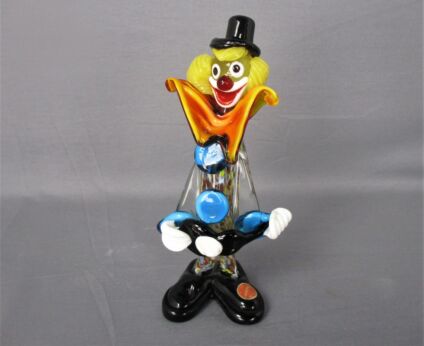 Vintage Italian Murano Art Glass Clown  Funky   Rare