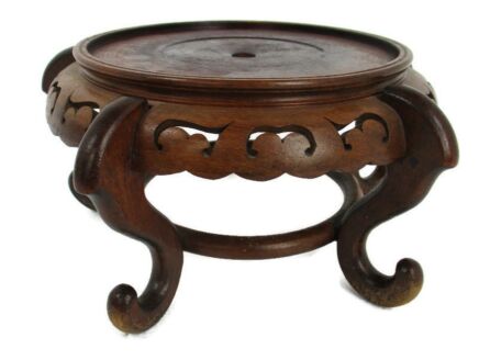Pedestal Stand for Planter Flower Jardiniere or Vase Chinese Wood Display Base