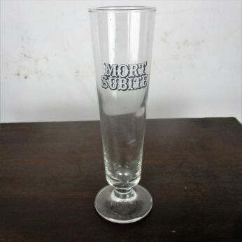 Mort Subite Belgian Brewery Beer Stem Glass Alken Maes
