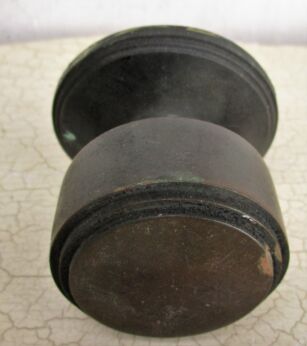 Antique Bauhaus Art Deco Door Knob Architectural Ornate Salvage Reclaimed 1920s