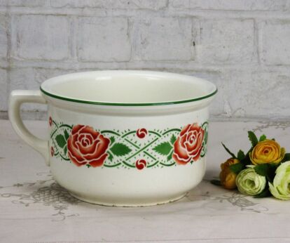 Art Deco Maastricht Holland Chamber Pot Flowers Stylish Cachepot Marked