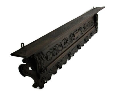 Gothic Hand Carved Wood Oak Coat Hat Rack Dragons  Antique Gorgeous Extremely Beautiful