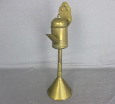 Lovely Antique Oil Can Brass Oiler wall hanging