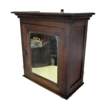 Vintage Kitchen Apothecary Medicine Bathroom Wall Cabinet Beveled glass Mirror