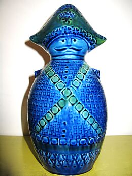 Vintage 70s Italian Ceramic Figure era Aldo Londi Bitossi Fratelli Raymor