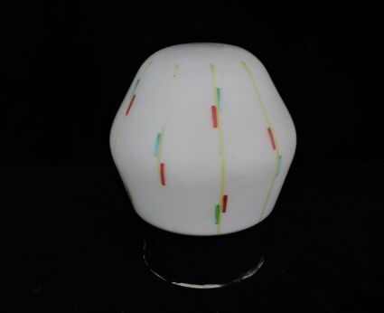 Design Retro Mid Century Modernist Space Age Wall Sconce Glass Abstract Design sixties