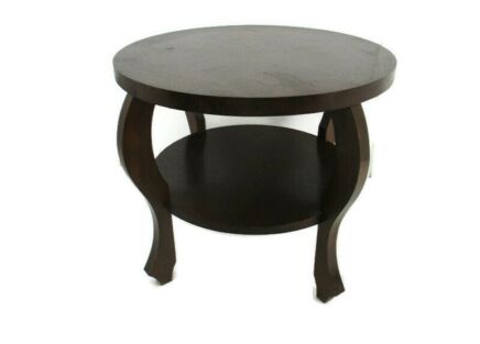 Art Deco Style Coffee Side Occasional Wine Plant Table large two Tier Vintage