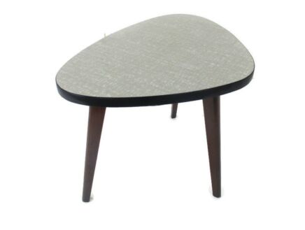 Retro Vintage Tripod Coffee Side Wine Table Mid Century Space Age Rockabilly