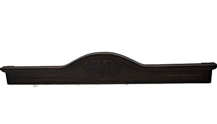 Large Ornate Carved Hand Carved Wood oak Reclaimed Pediment Architectural