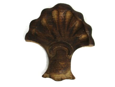 Antique Wood Furniture Trim Reclaimed Hardware Architectural Small Corbel Shell