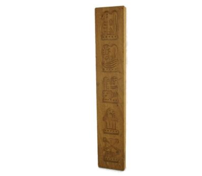 Vintage Ginger cookie Biscuit Speculass Speculaas hand Carved Wooden Board Mould Divers Figures