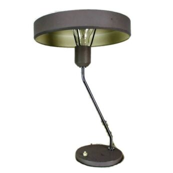 Iconic Louis Kalff Philips Design Industrial Desk Z Lamp Working Modernist Gray