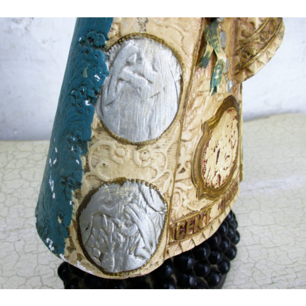 Black Madonna De Hal Halle Virgin Mary Statue Plaster Collector HTF 11. ...